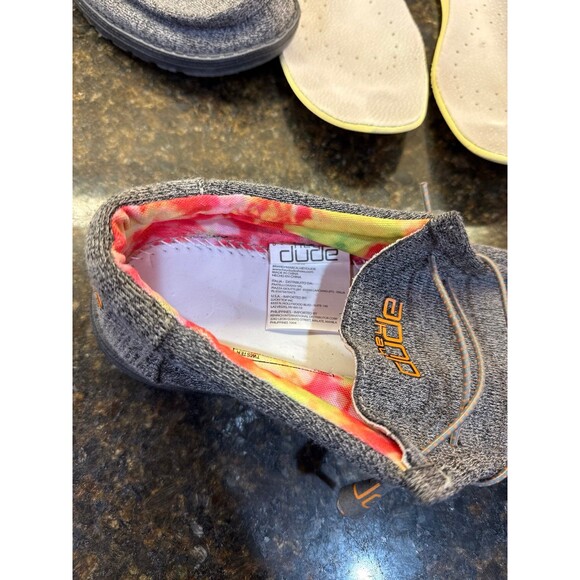 Hey Dude Wally Twister Tie-Dye Charcoal Colorway Men’s 11 Buckle Exclusive - Picture 9 of 9